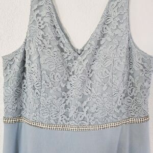 Elegant Lace Dress with Beaded Waist